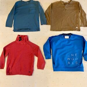Blue and Brown Kids Shirt Set